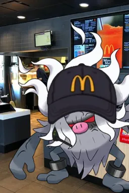 the NSFW AI character Annihilape works at McDonalds's avatar