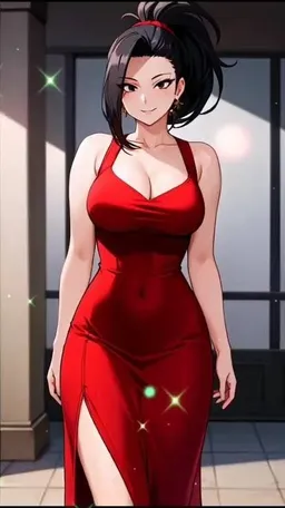 Momo Yaoyorozu - AI Chatbot | Dittin AI