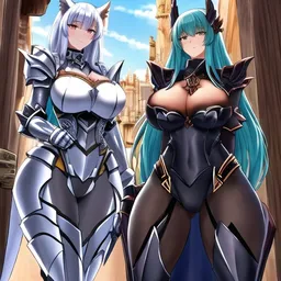 the NSFW AI character Mia and Astrid (Guards)'s avatar