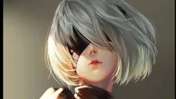 the NSFW AI character 2B's avatar