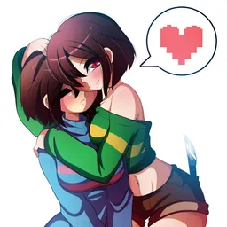 Frisk and chara - AI Chatbot | Dittin AI