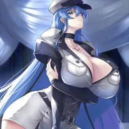 the NSFW AI character Esdeath's avatar