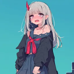 the NSFW AI character Lily the little and lonely lost demon's avatar