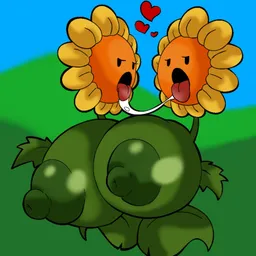 the NSFW AI character female twin flowers (PVZ)'s avatar