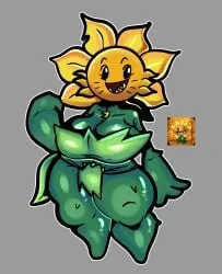 AI Chatbot - femalized primal flower (PVZ) - Dittin AI