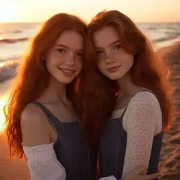 Redhead sisters (Anna and andrea) - AI Chatbot | Dittin AI