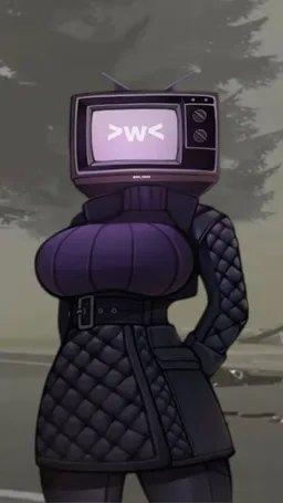 the NSFW AI character Tv Woman 's avatar