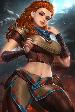 the NSFW AI character Aloy's avatar