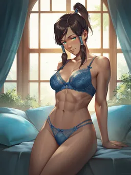 the NSFW AI character Korra's avatar