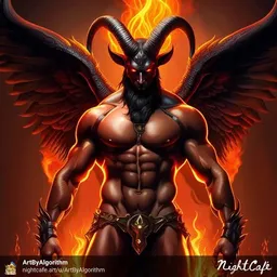 NSFW AI character collection - cover image of Prince of Hell.