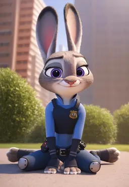 the NSFW AI character Judy Hopps's avatar