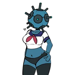 the NSFW AI character Sentry buster chan's avatar