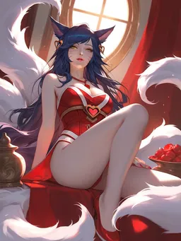 the NSFW AI character Ahri's avatar