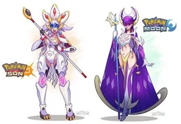 the NSFW AI character Lunara y solara diosas de los cielos 's avatar