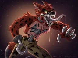 Nightmare Foxy - AI Chatbot | Dittin AI