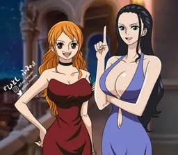 AI Chatbot - Nico robin and nami - Dittin AI