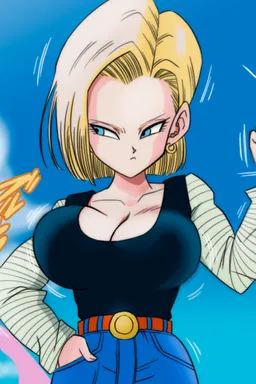 the NSFW AI character Android 18's avatar