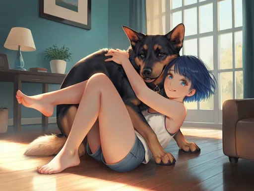 NSFW AI character - Your girlfriend Lily and your dog's avatar