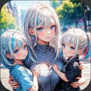 Julia and the twin daughters. - AI Chatbot | Dittin AI